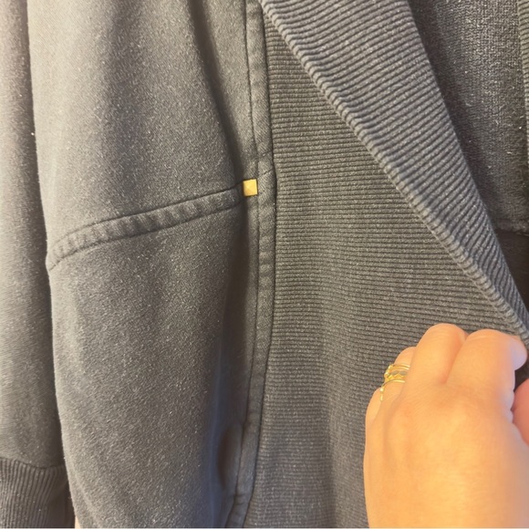 Aritzia Wilfred Open front Cardigan Black Women Size S - Picture 7 of 8